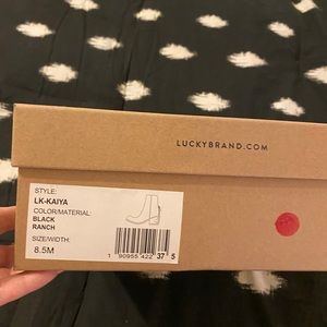 Lucky brand black boots